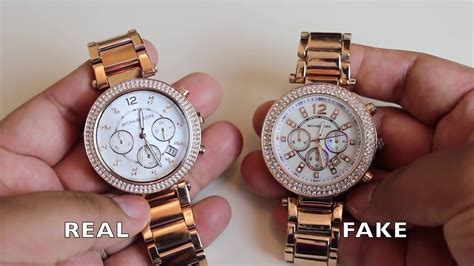 michael kors watch fake vs real|real michael kors bag inside.